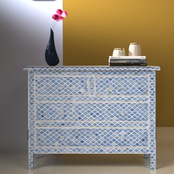 Marrakech Chest Of Drawers - Blue