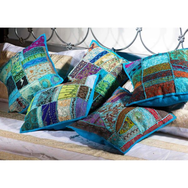 Cushion covers - Blue set of 5