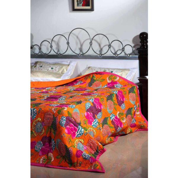 Lightweight Bedspreads- Orange
